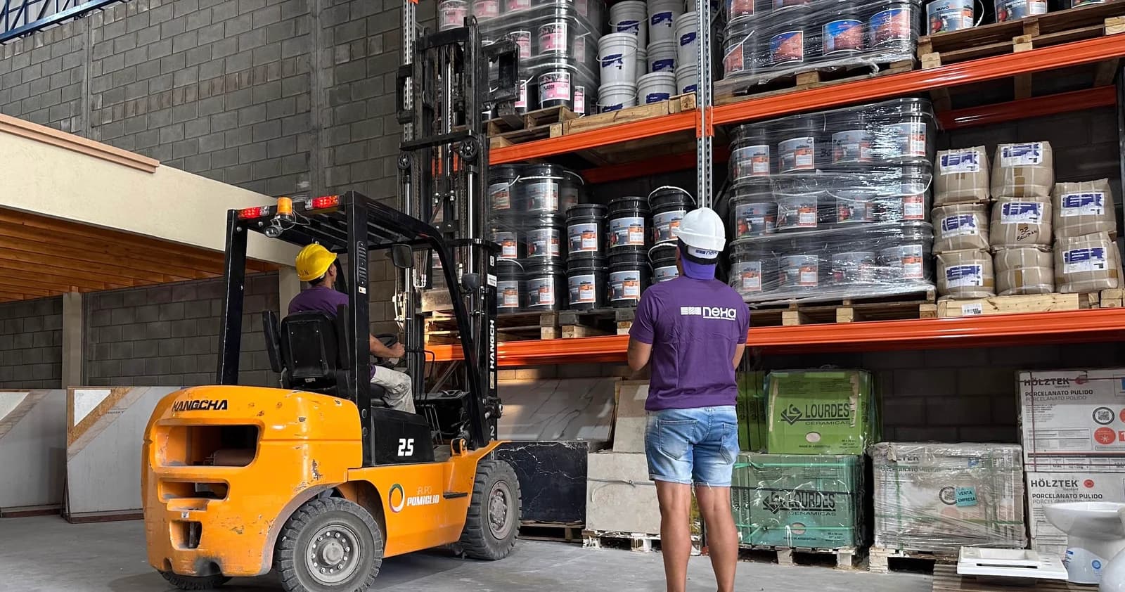 Depósito de materiales de Nexa